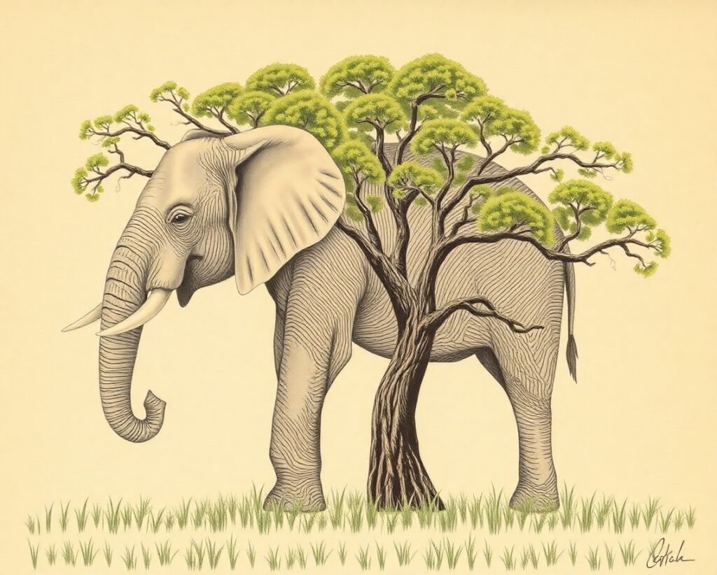 Depression Test Elephant or Tree